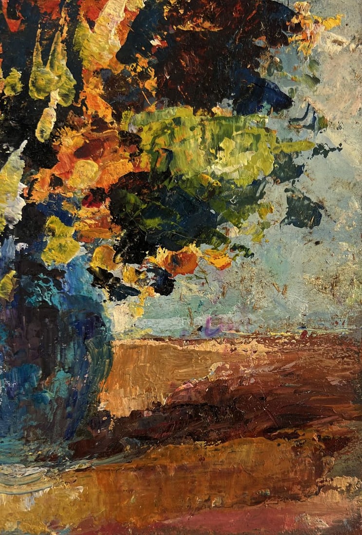 Oil painting A bouquet of bright flowers Vadim Aksenov - 8