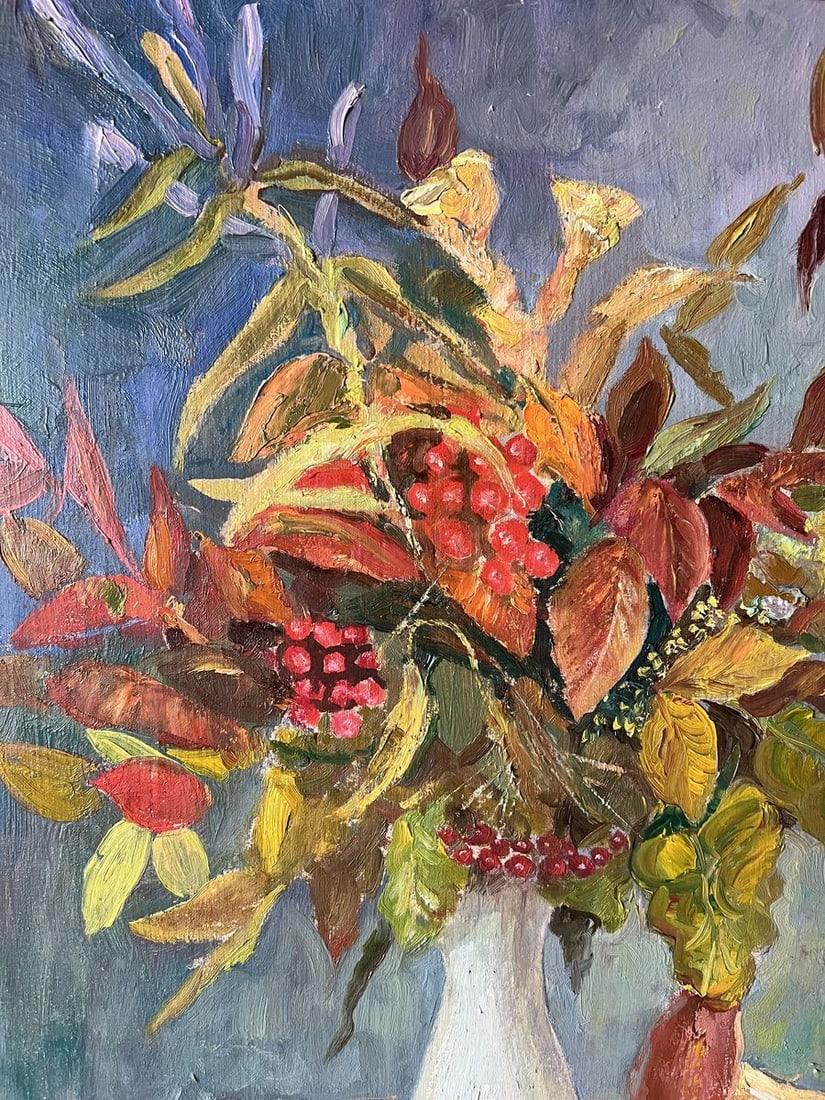 Oil painting Autumn still life V. Mishurovsky - 2
