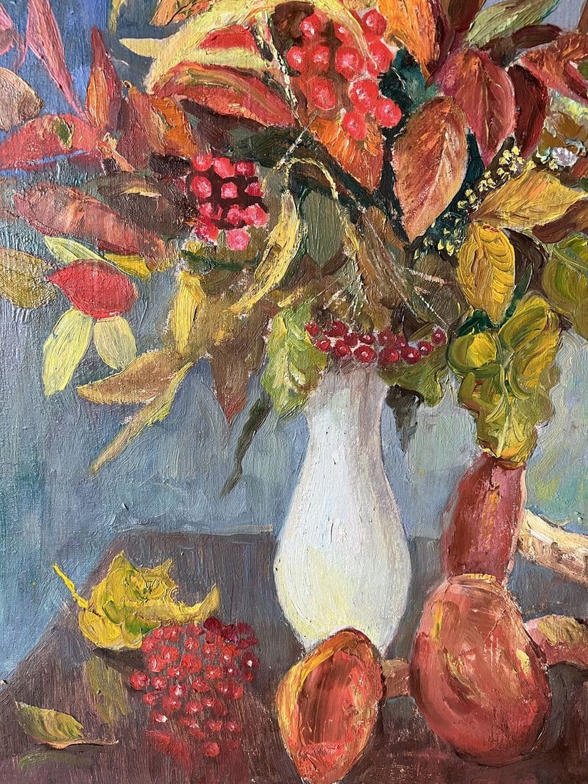 Oil painting Autumn still life V. Mishurovsky - 3
