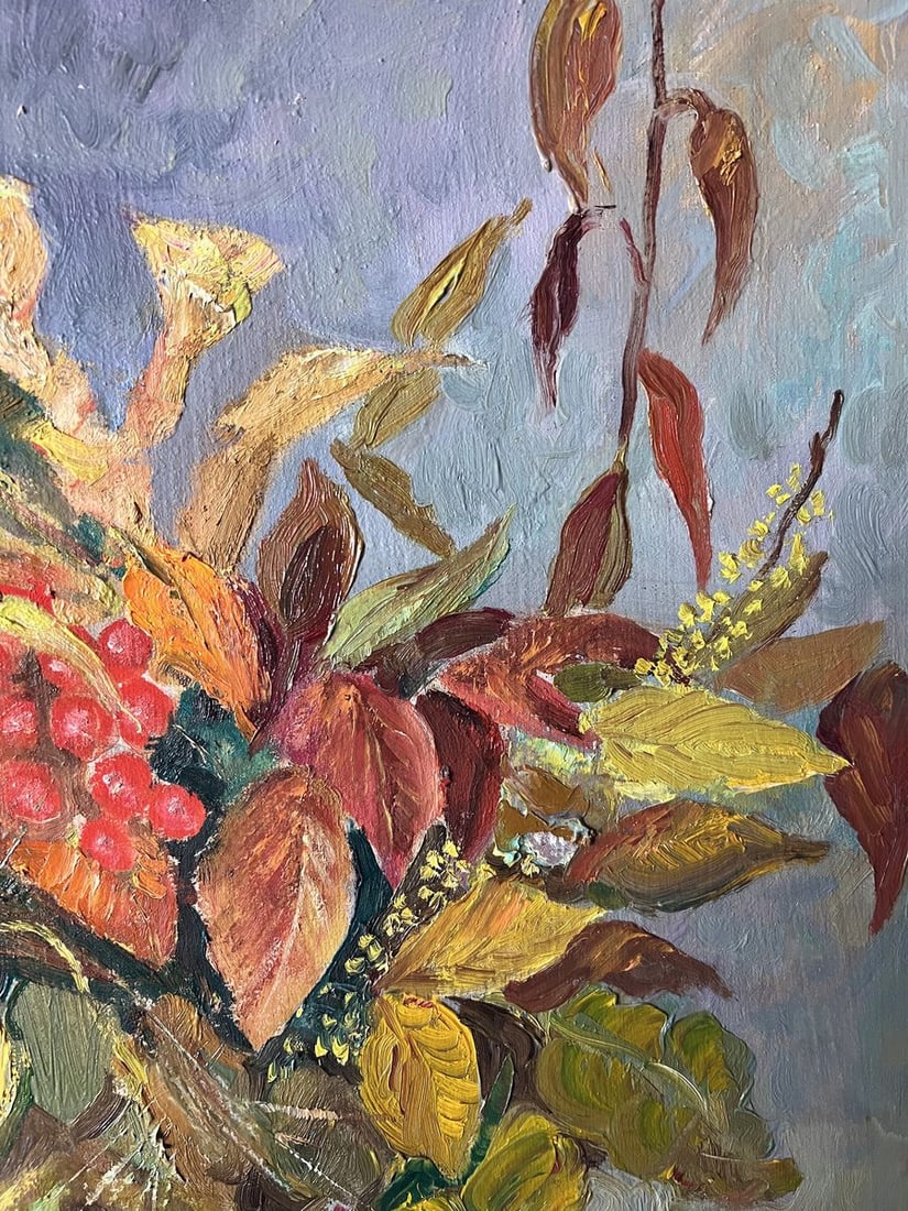 Oil painting Autumn still life V. Mishurovsky - 5