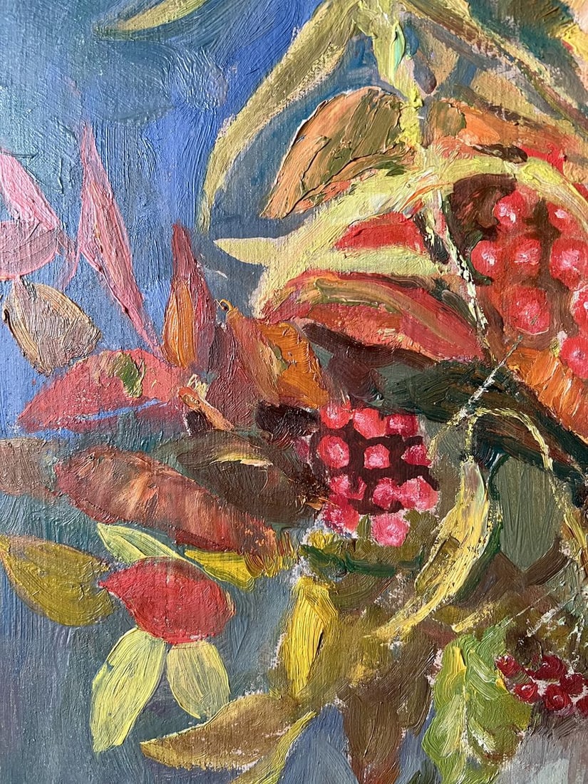 Oil painting Autumn still life V. Mishurovsky - 7