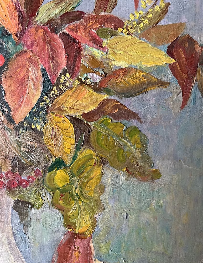 Oil painting Autumn still life V. Mishurovsky - 9