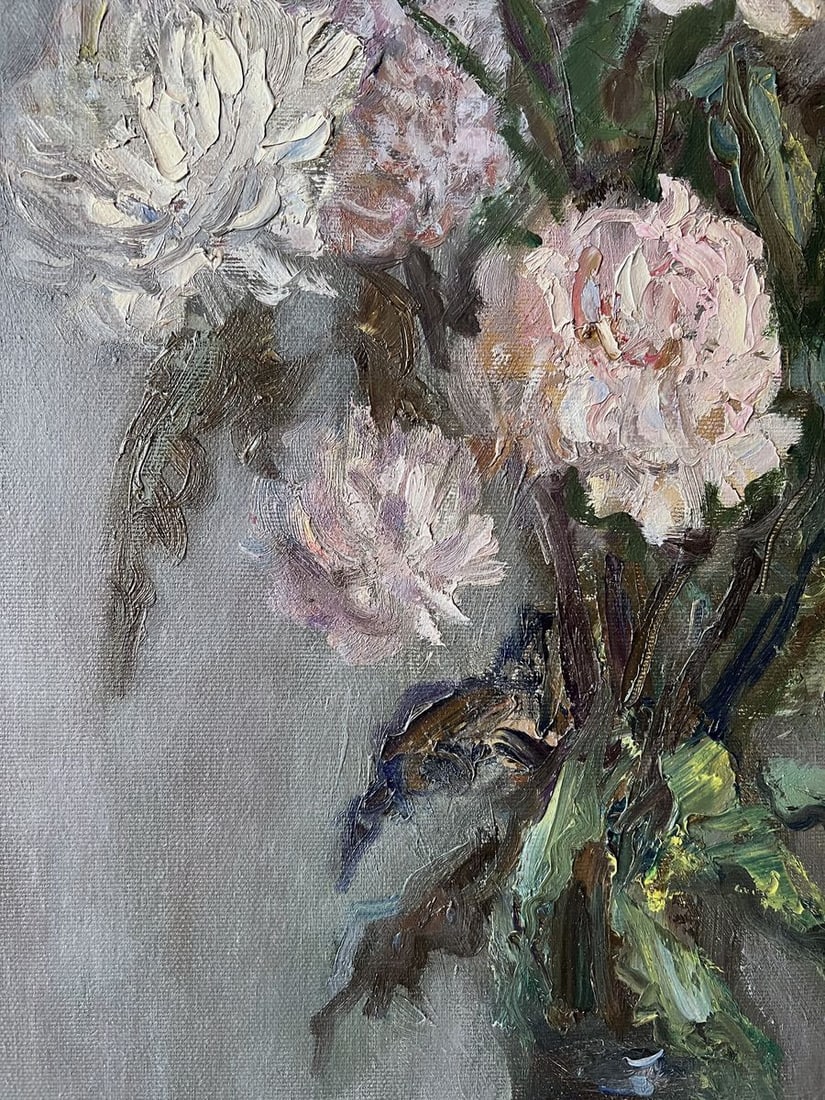 Oil painting Chrysanthemums V. Mishurovsky - 4