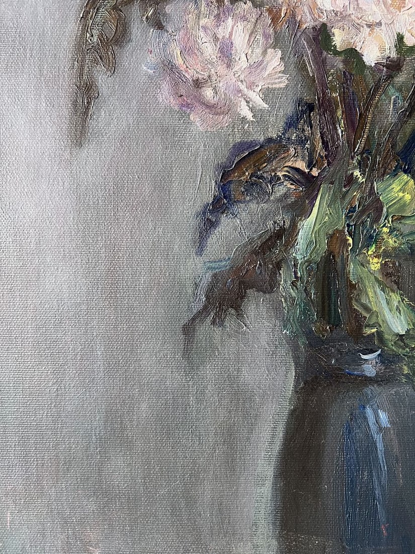 Oil painting Chrysanthemums V. Mishurovsky - 5