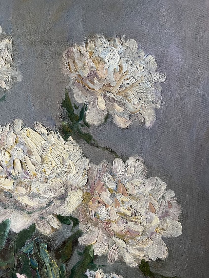 Oil painting Chrysanthemums V. Mishurovsky - 6
