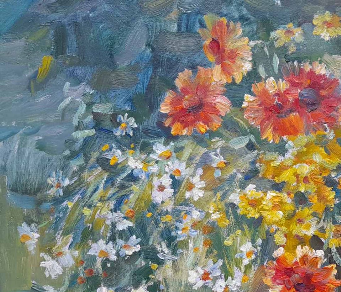 Oil painting spring bouquet Kovalenko Ivan Mikhailovich - 2
