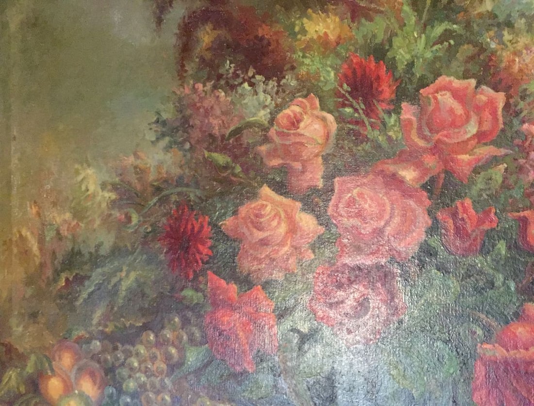 Oil painting Laid table - 4