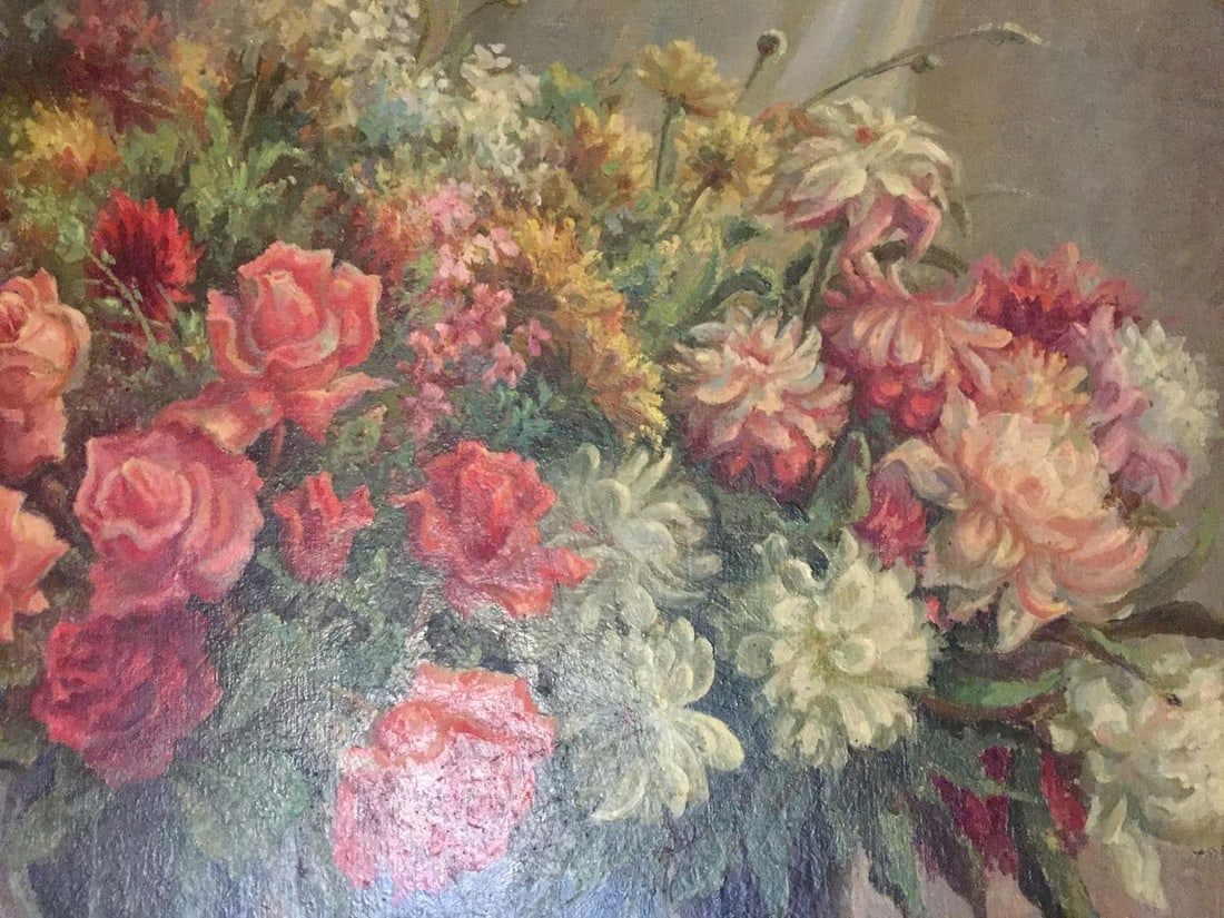 Oil painting Laid table - 5