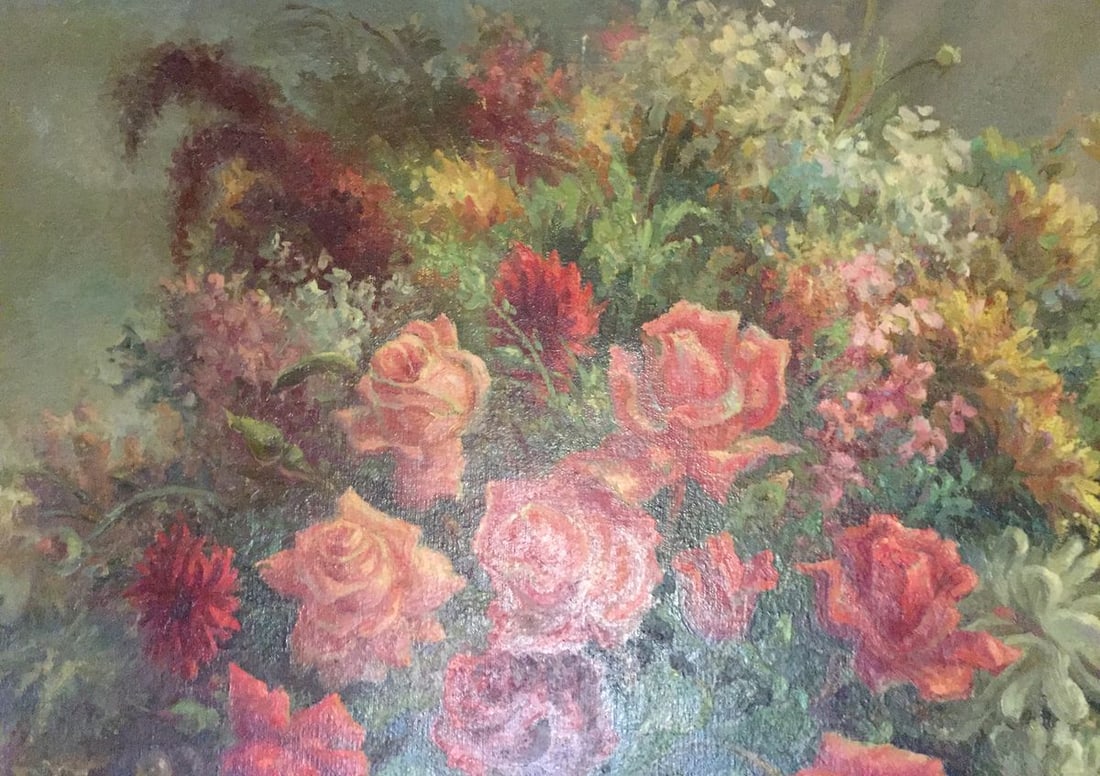 Oil painting Laid table - 6