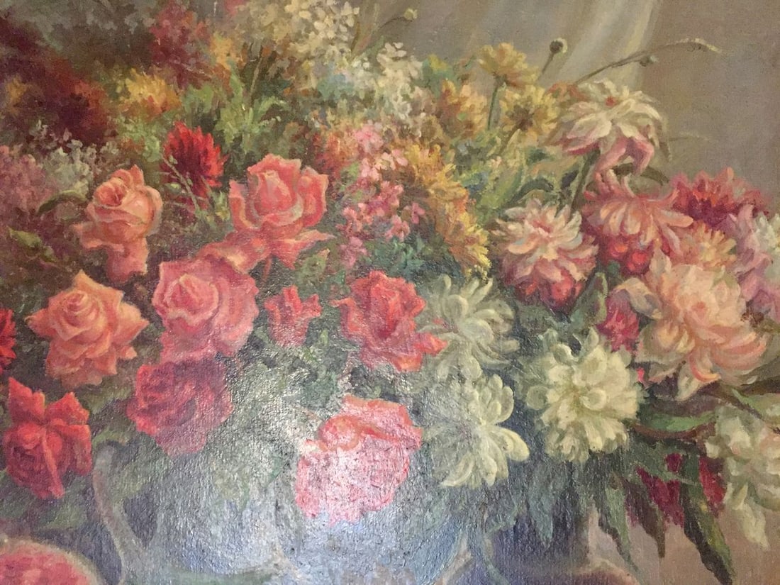 Oil painting Laid table - 7