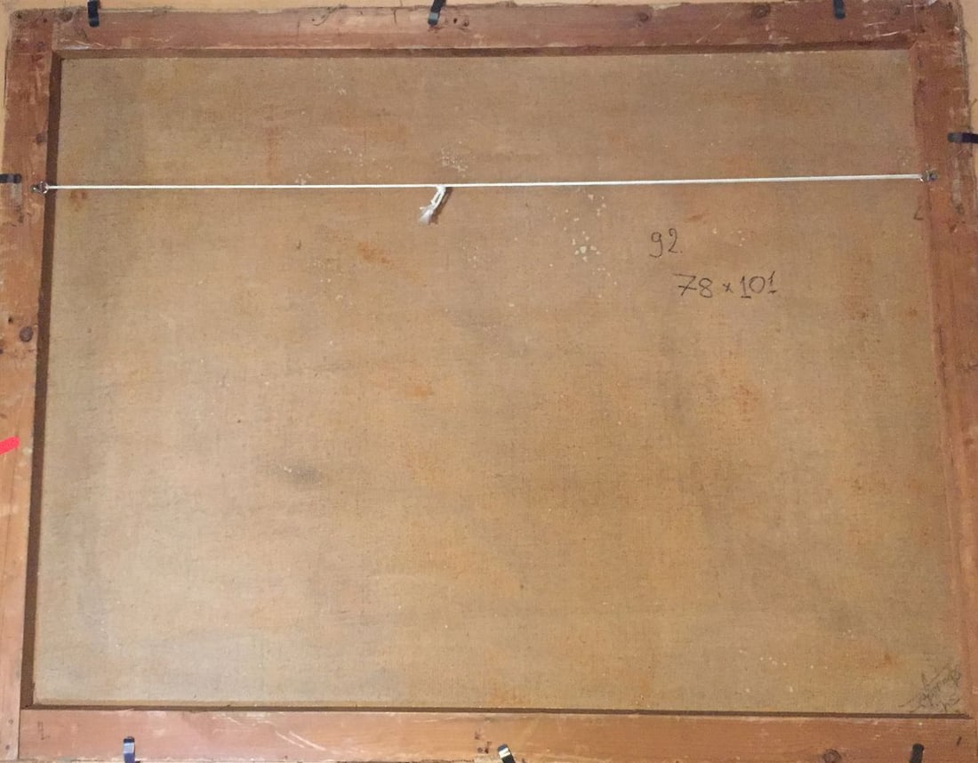Oil painting Laid table - 9