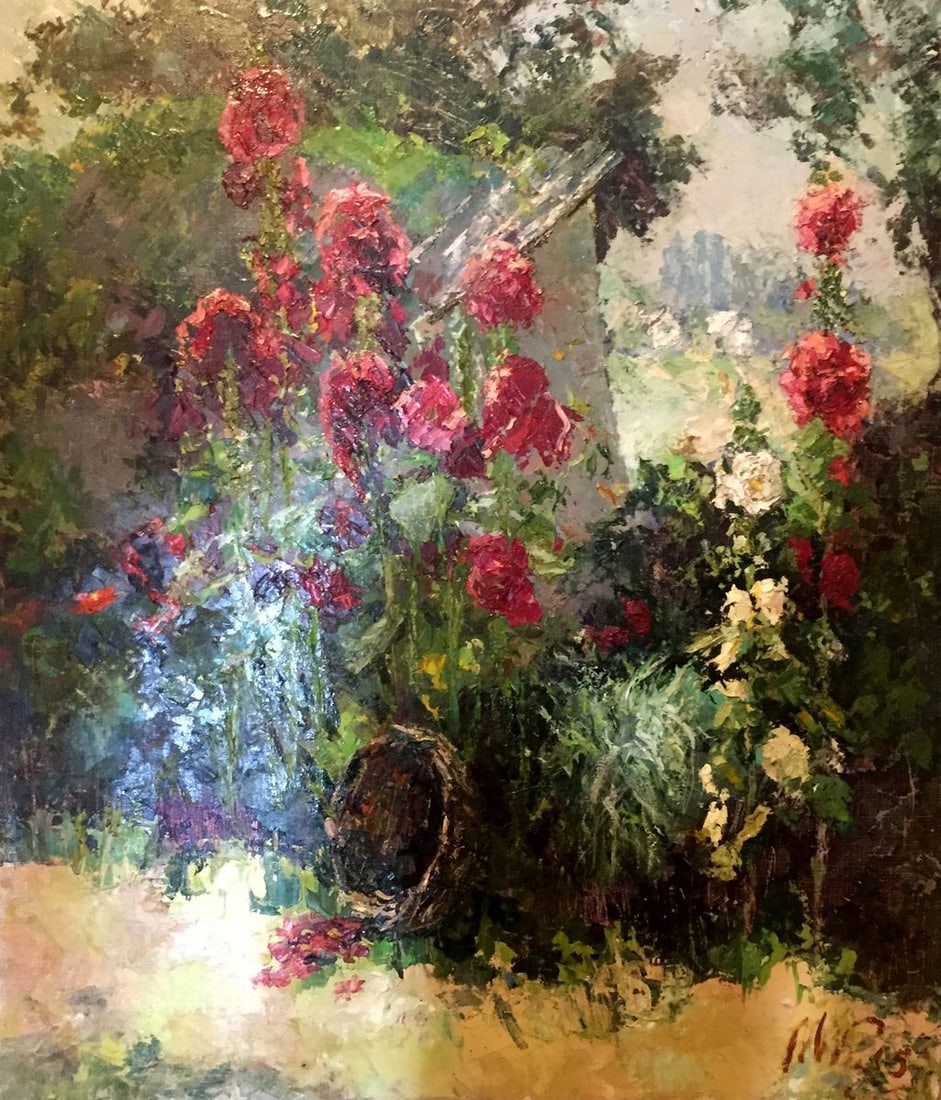 Oil painting Mallow Kononenko Nikolay Ivanovich: Title: Oil painting Mallow Kononenko Nikolay Ivanovich Description: NoGS 164