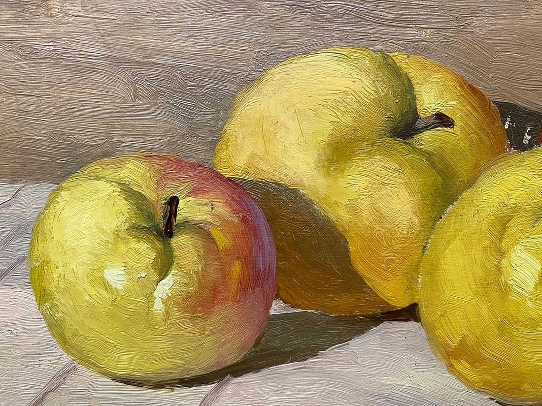 Oil painting Apples Unknown artist - 2