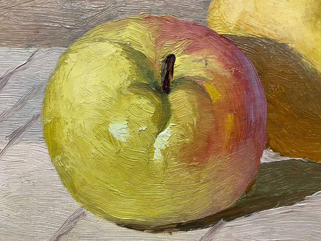 Oil painting Apples Unknown artist - 5