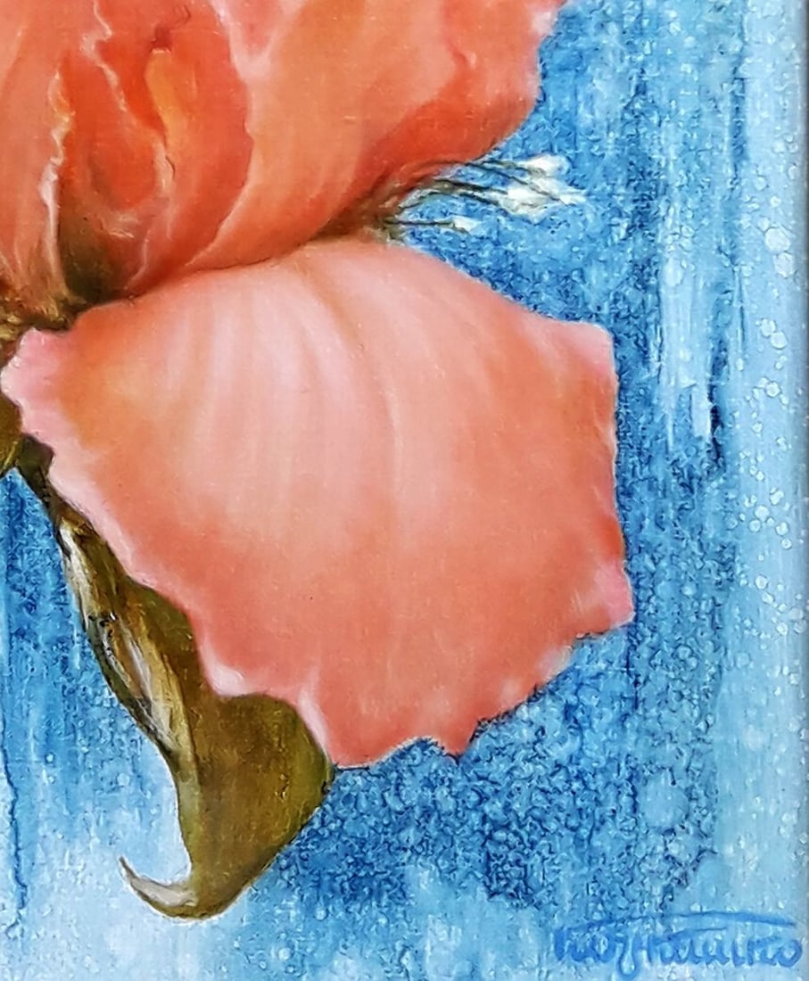 Oil painting Red flower Korkishko Vasily - 6