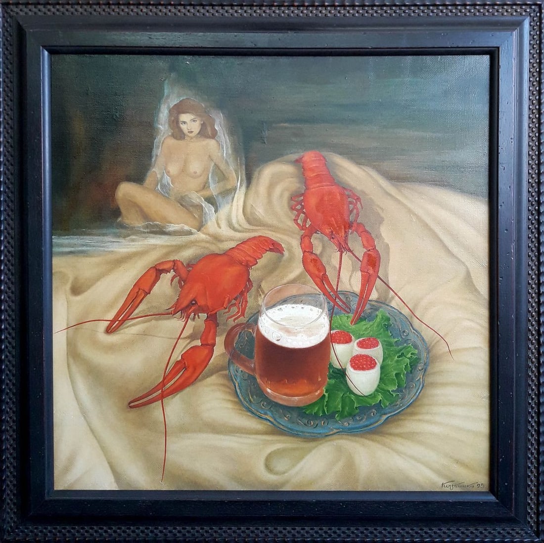 Oil painting Crayfish Korkishko Vasily (1 of 6)