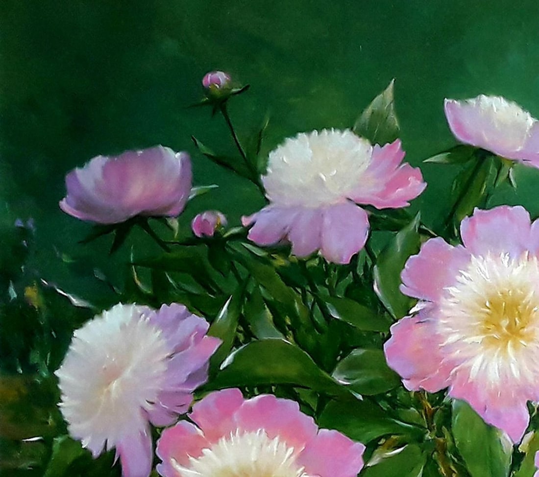 Oil painting peoniesKorkishko Vasily - 3