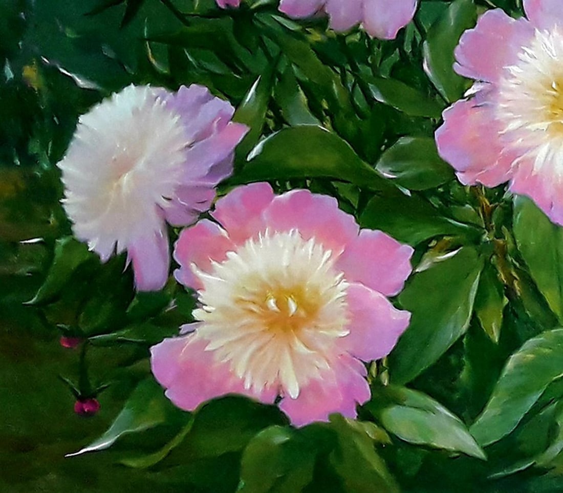 Oil painting peoniesKorkishko Vasily - 4