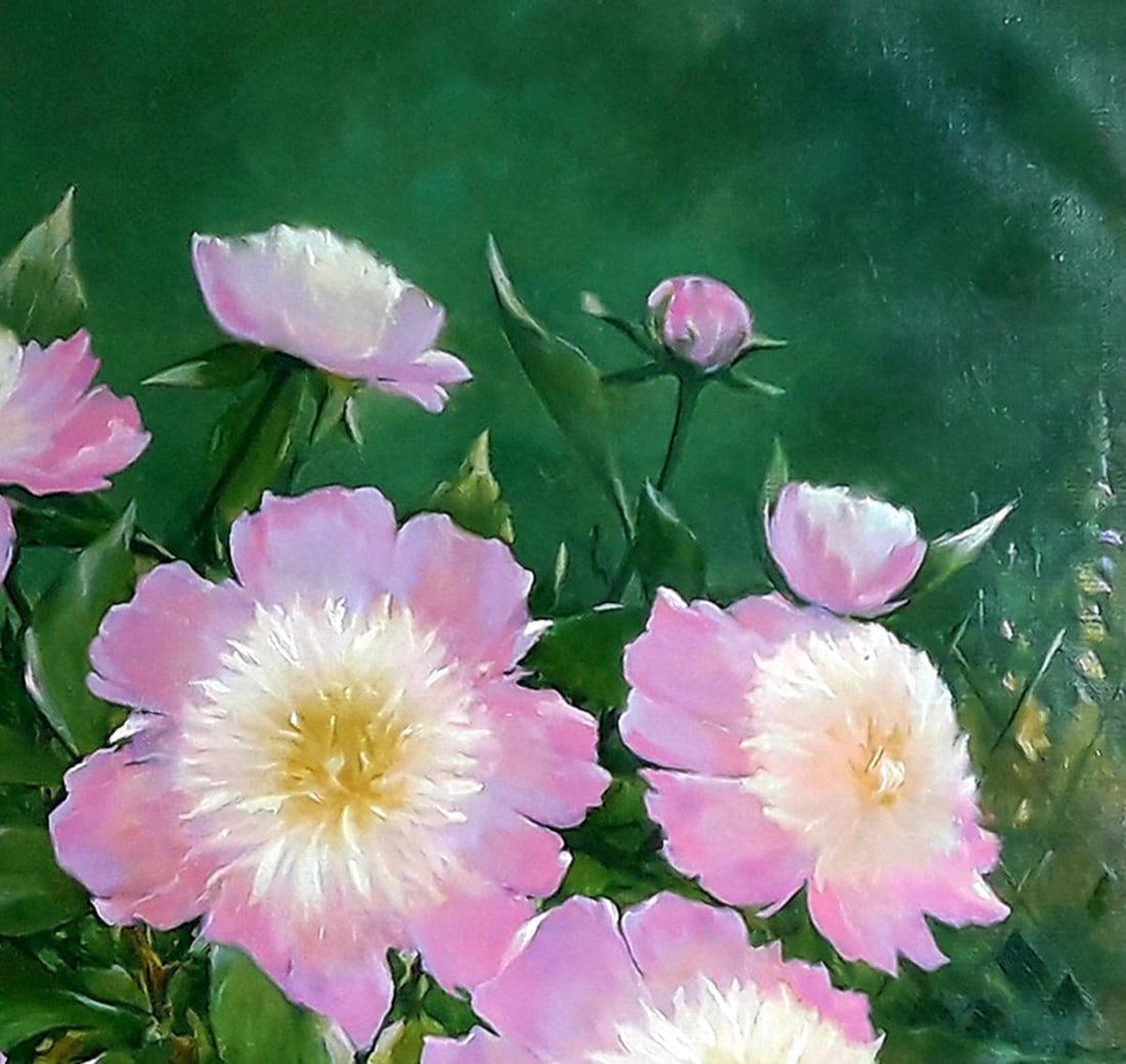 Oil painting peoniesKorkishko Vasily - 5