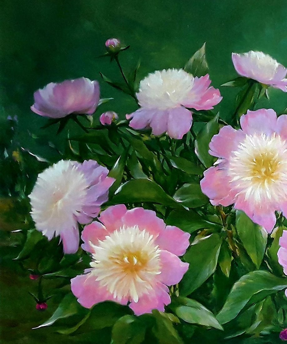 Oil painting peoniesKorkishko Vasily - 6