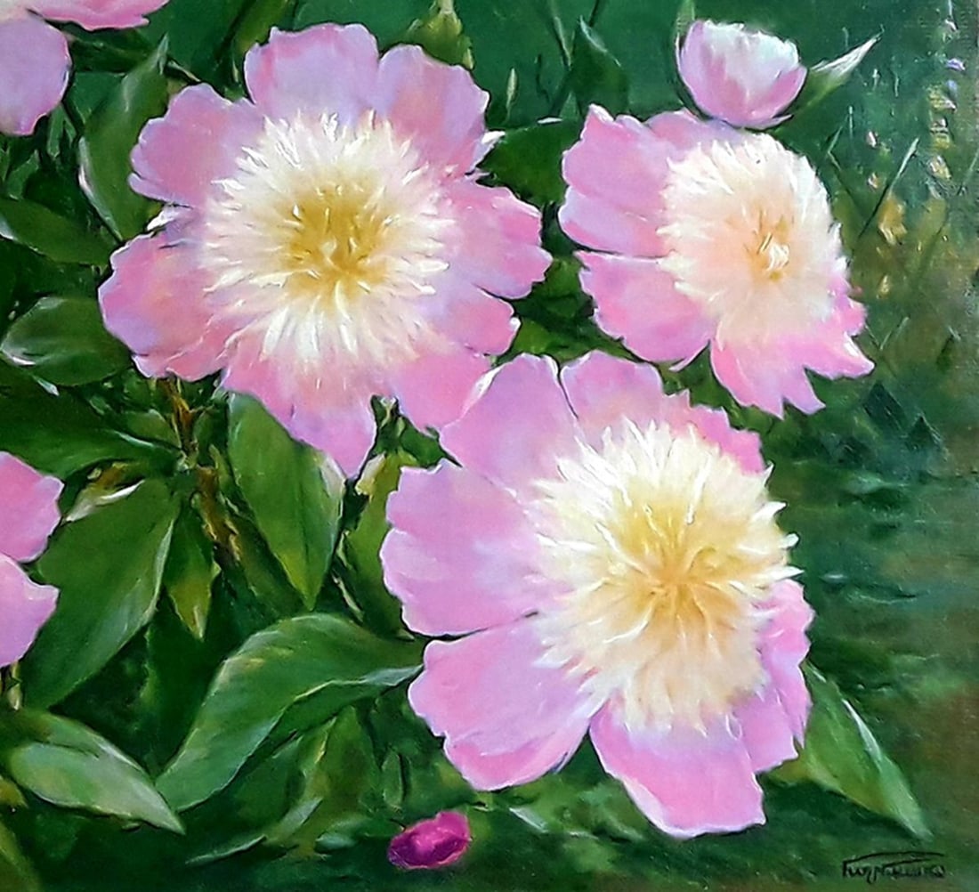 Oil painting peoniesKorkishko Vasily - 7