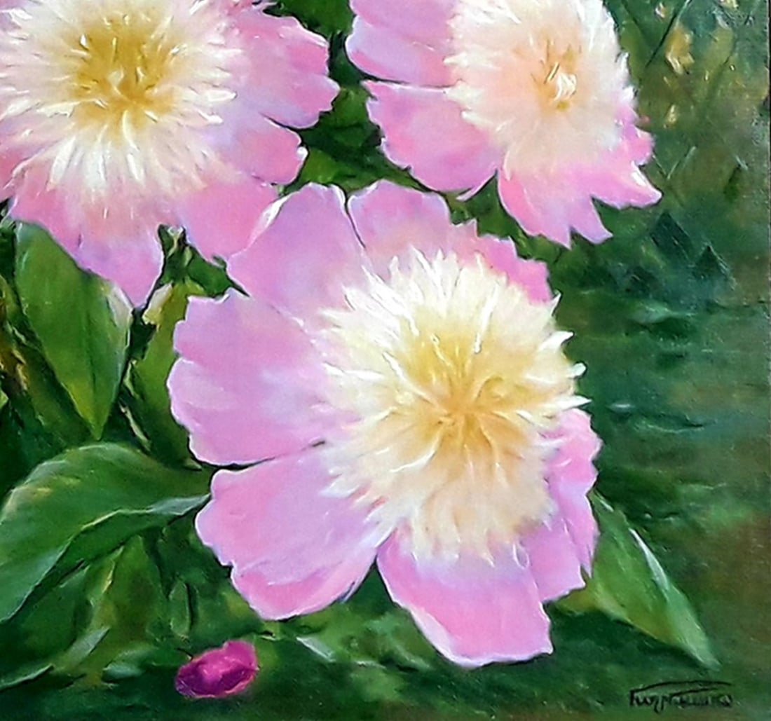 Oil painting peoniesKorkishko Vasily - 9