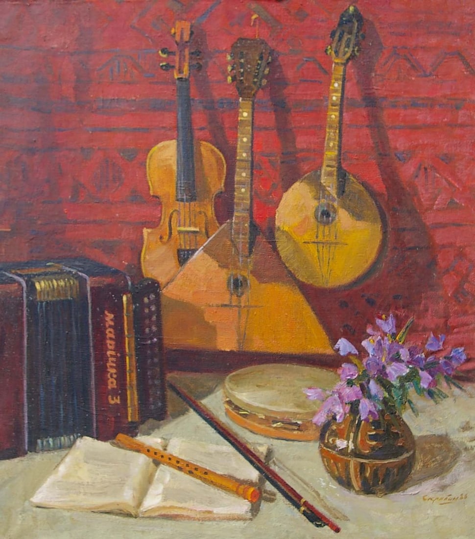 Oil painting Still life Skripin (1 of 7)