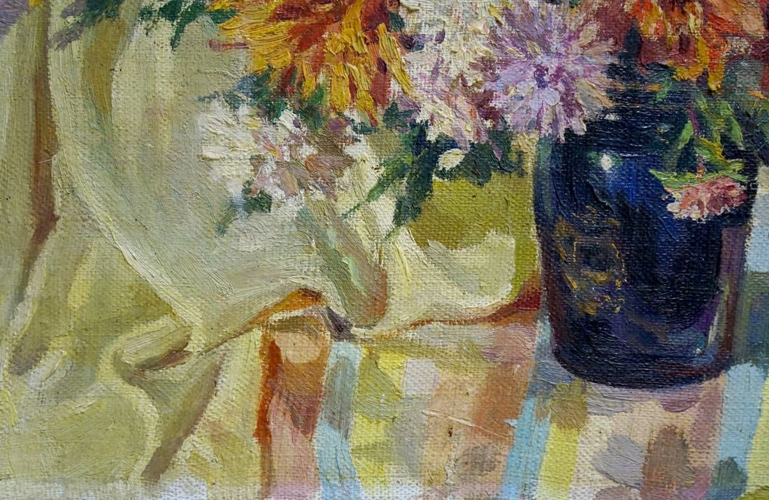 Oil painting Flowers Terentyev Nikolay Pavlovich - 2