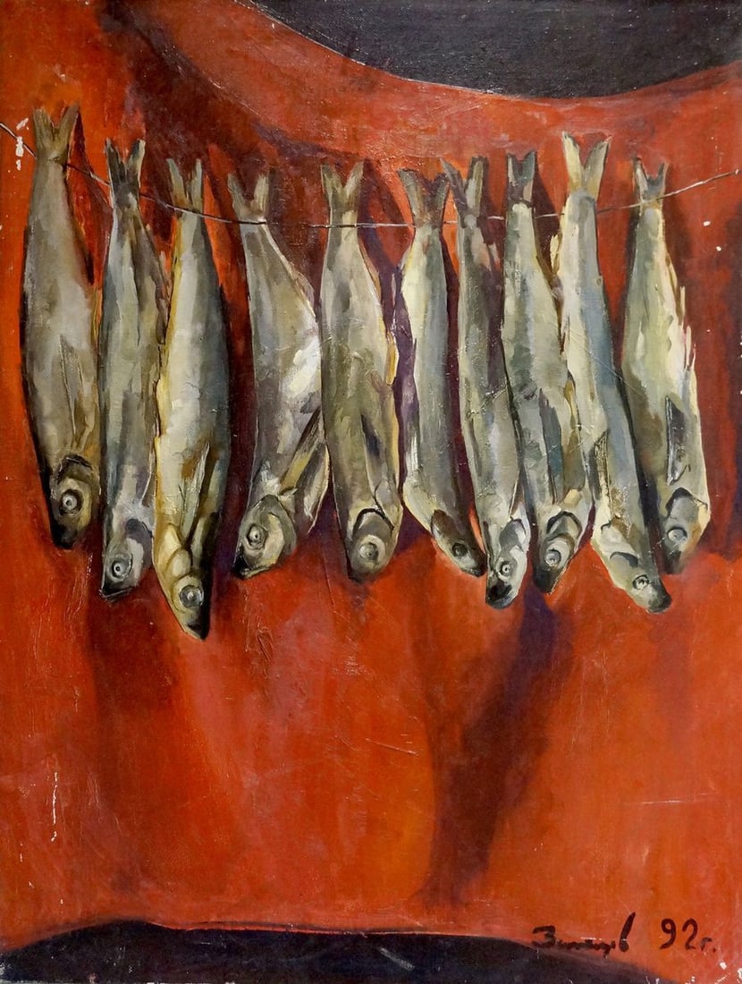 Oil painting Fish Zaitsev A. V. (1 of 8)