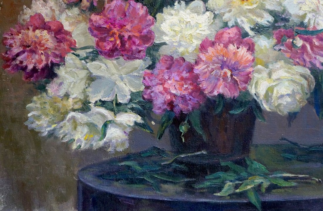 Oil painting Bouquet of flowers Krasnov N.G. - 2