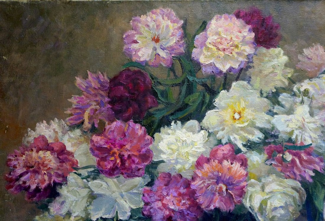 Oil painting Bouquet of flowers Krasnov N.G. - 3
