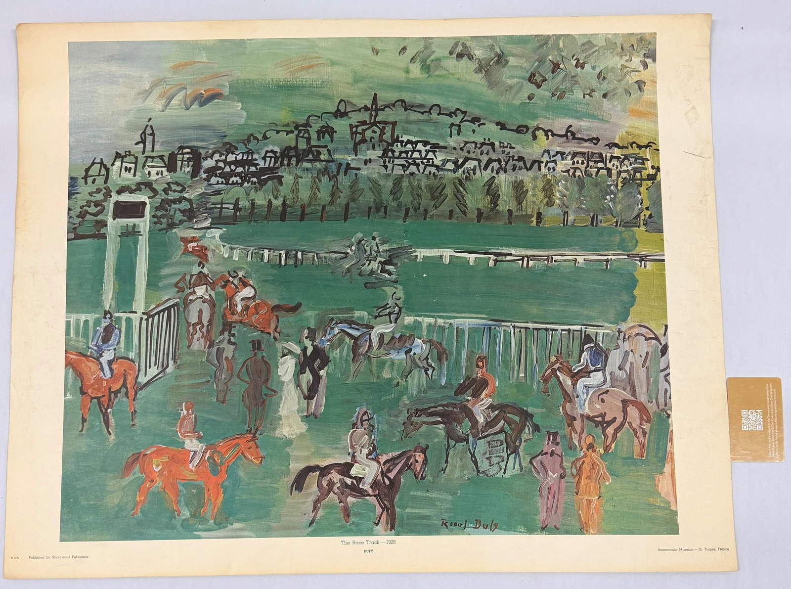 Raoul Dufy, "The Race Track," 1928, Offset Lithograph - 2