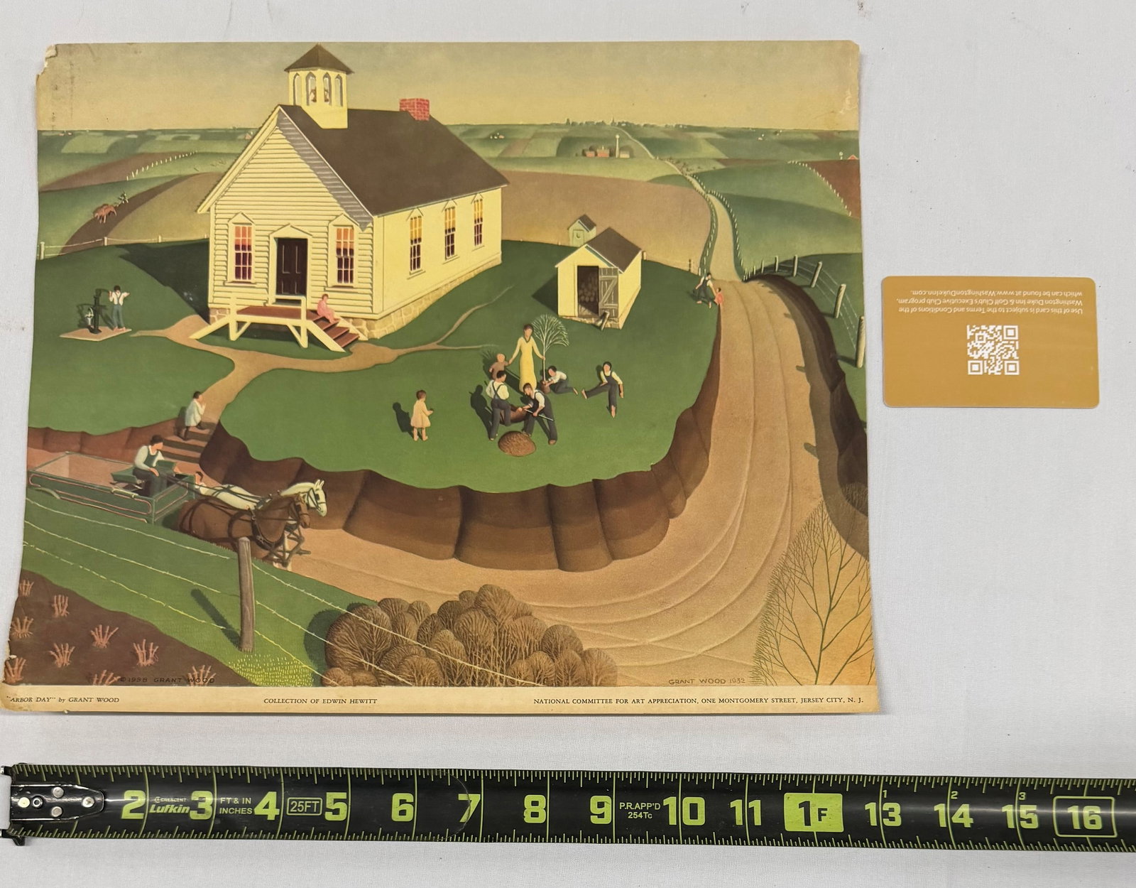 Grant Wood (1891-1942), "Arbor Day," Lithograph, 1937 - 2