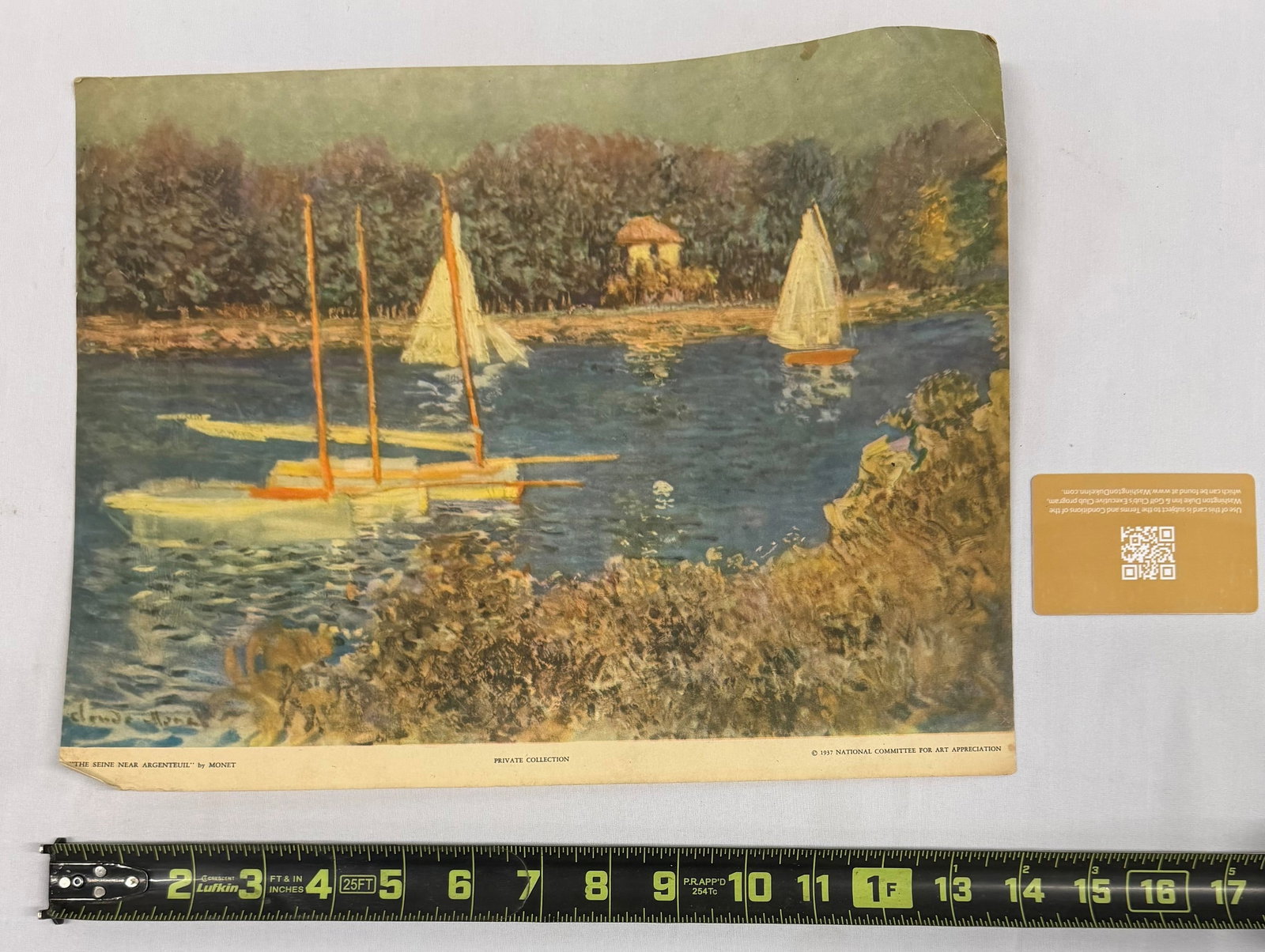 Monet Print, "The Seine Near Argenteuil" - 2