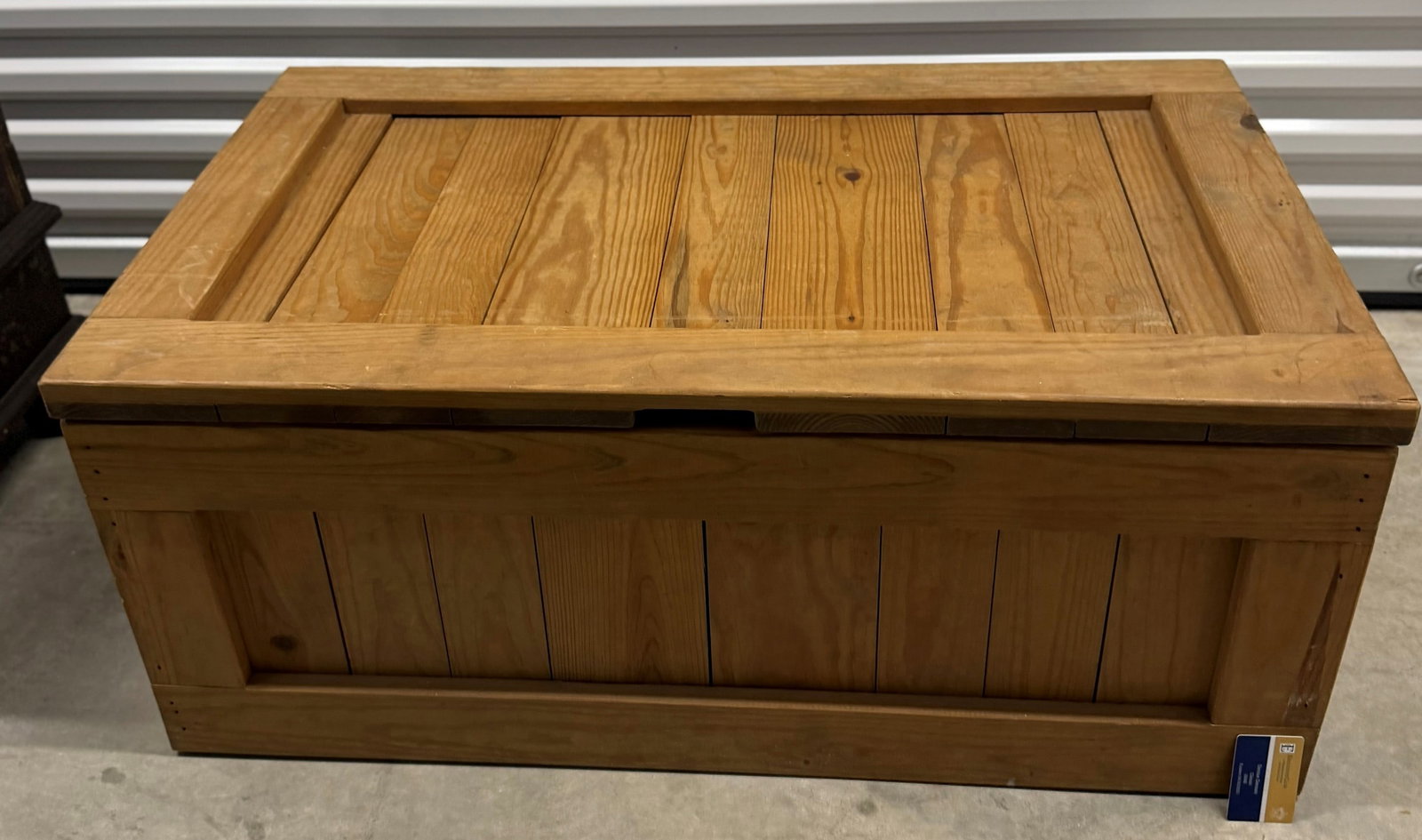 Rustic Pine Storage Trunk/Coffee Table - 2
