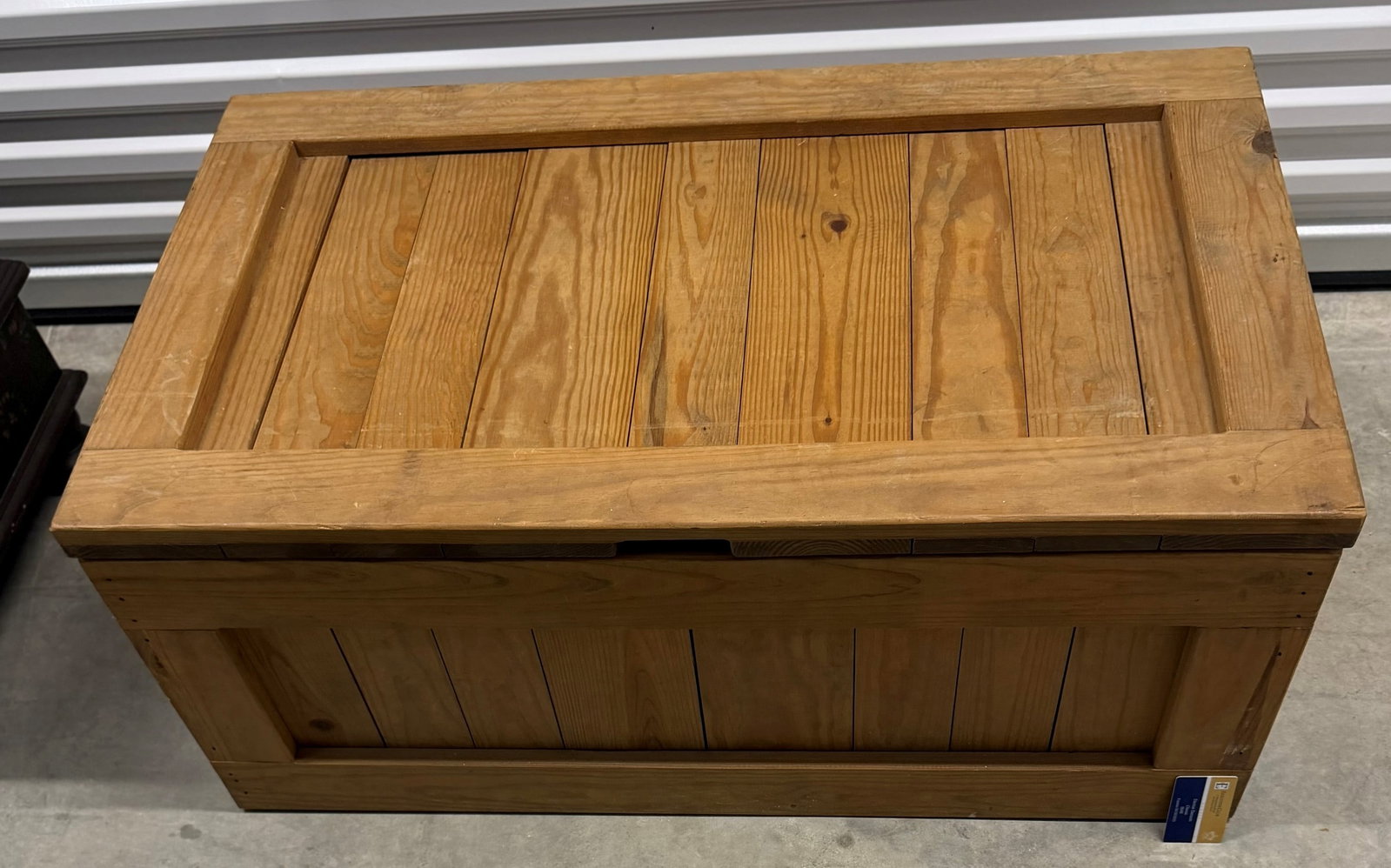 Rustic Pine Storage Trunk/Coffee Table - 6