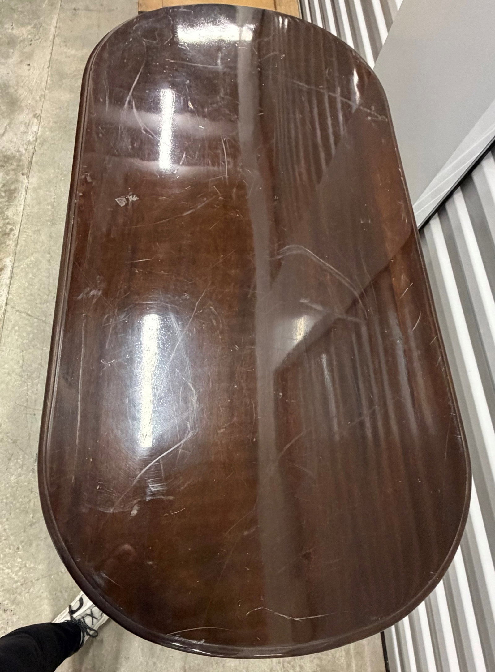 Carved Regency-Style Mahogany Side Table - 3