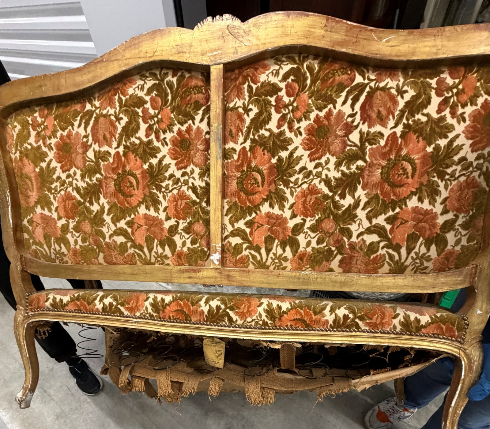 French Provincial Style Giltwood Settee by W. & J. Sloane - 3