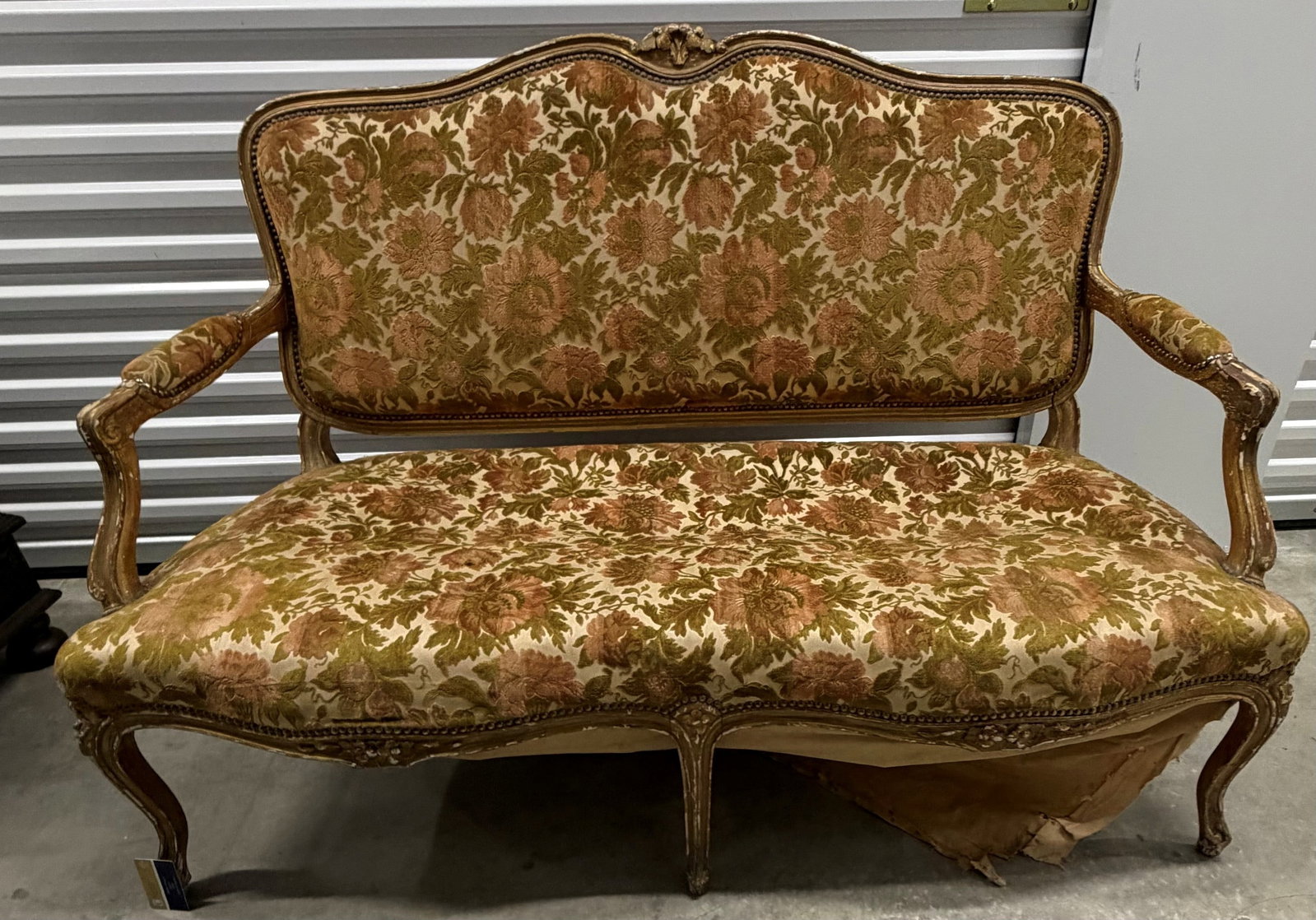 French Provincial Style Giltwood Settee by W. & J. Sloane - 5