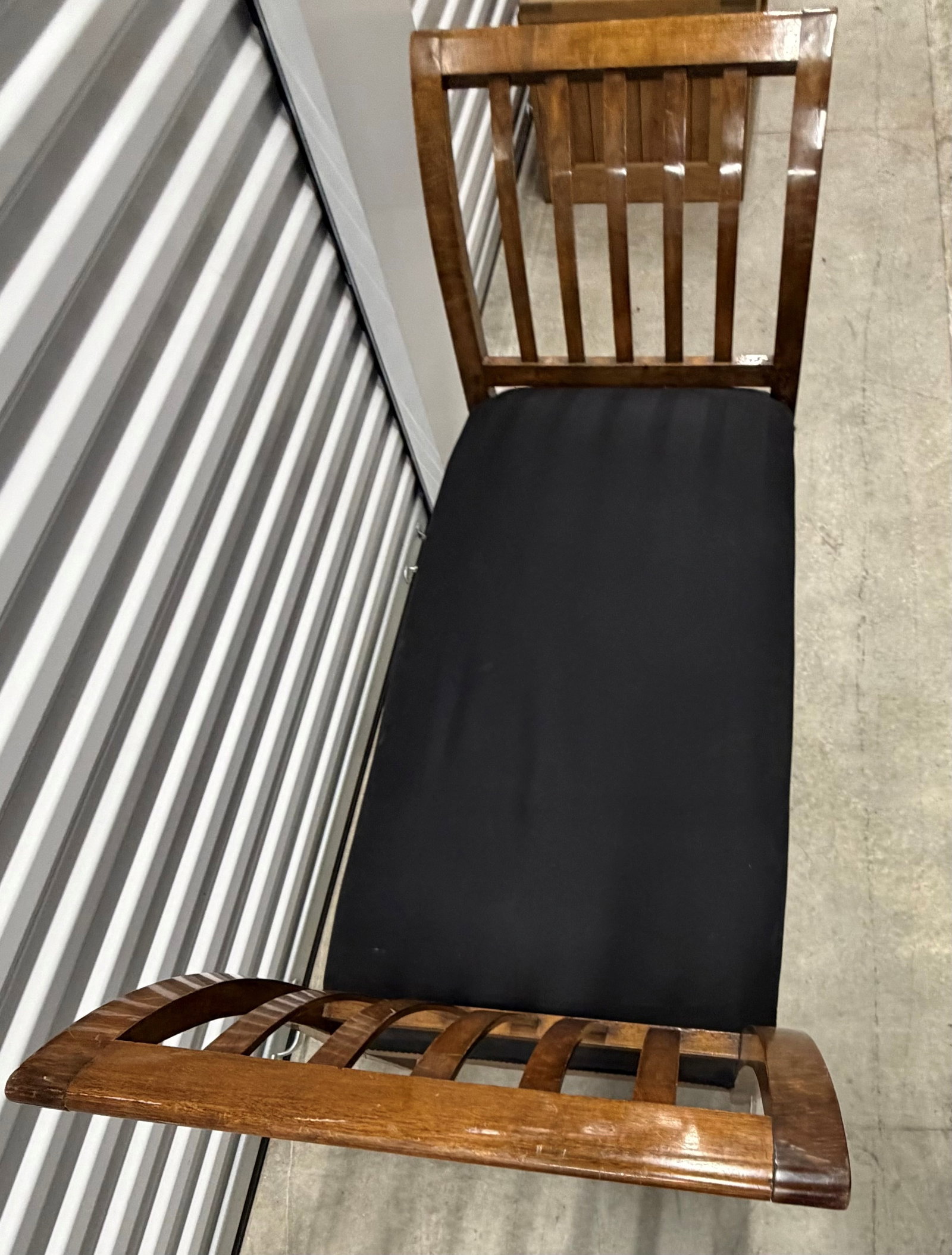Mid-Century Modern Slat-Back Bench - 2