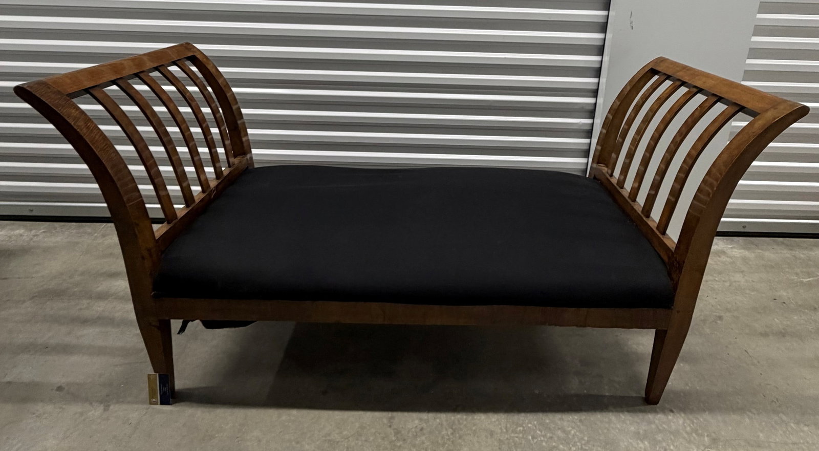 Mid-Century Modern Slat-Back Bench - 6