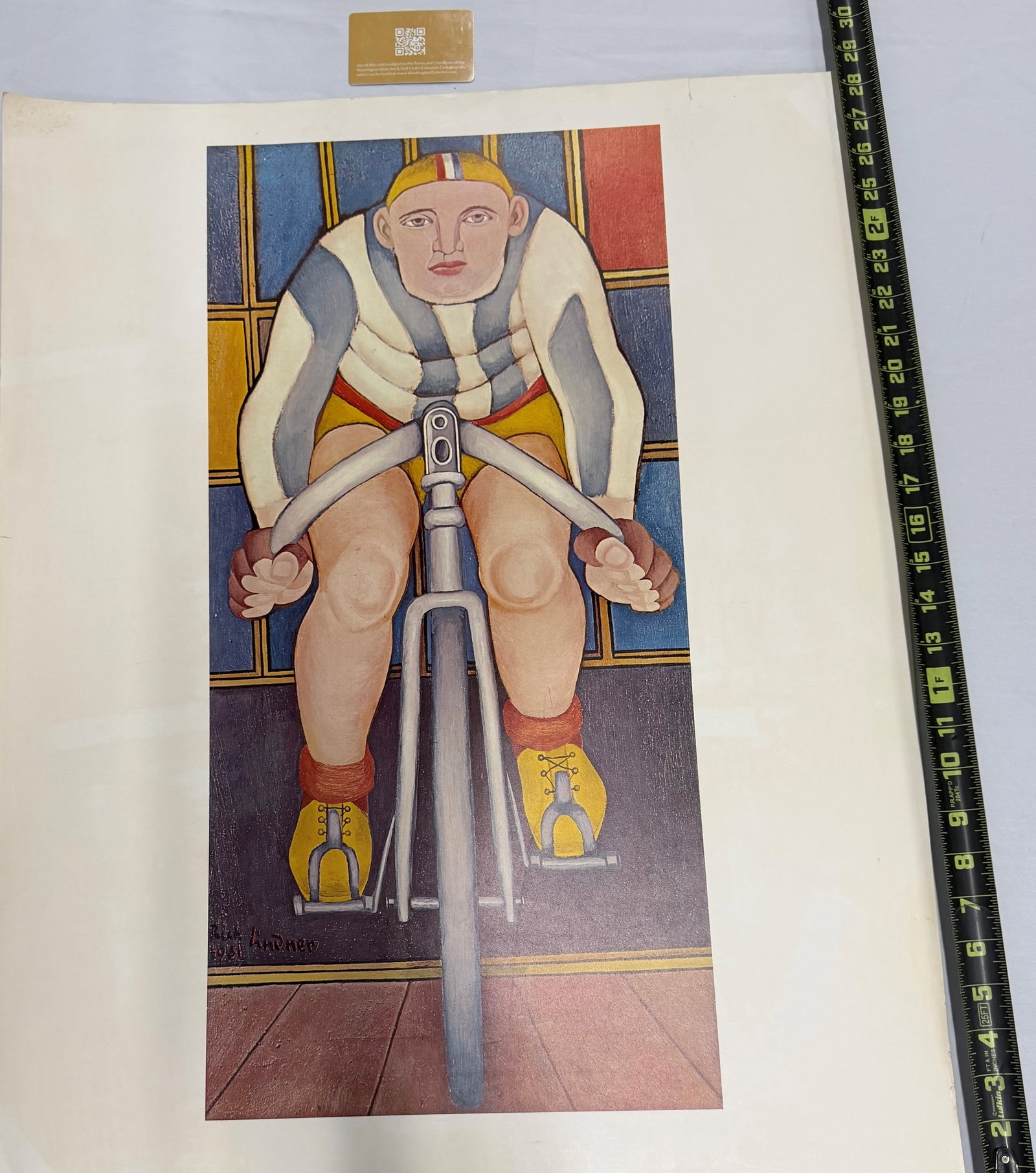 Richard Lindner "Cyclist" Print - 2