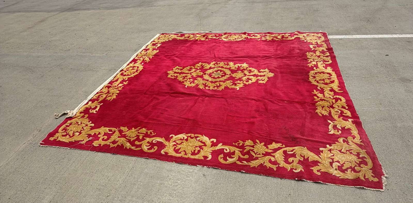 Large Aubusson Design Area Rug, Late 20th Century - 4