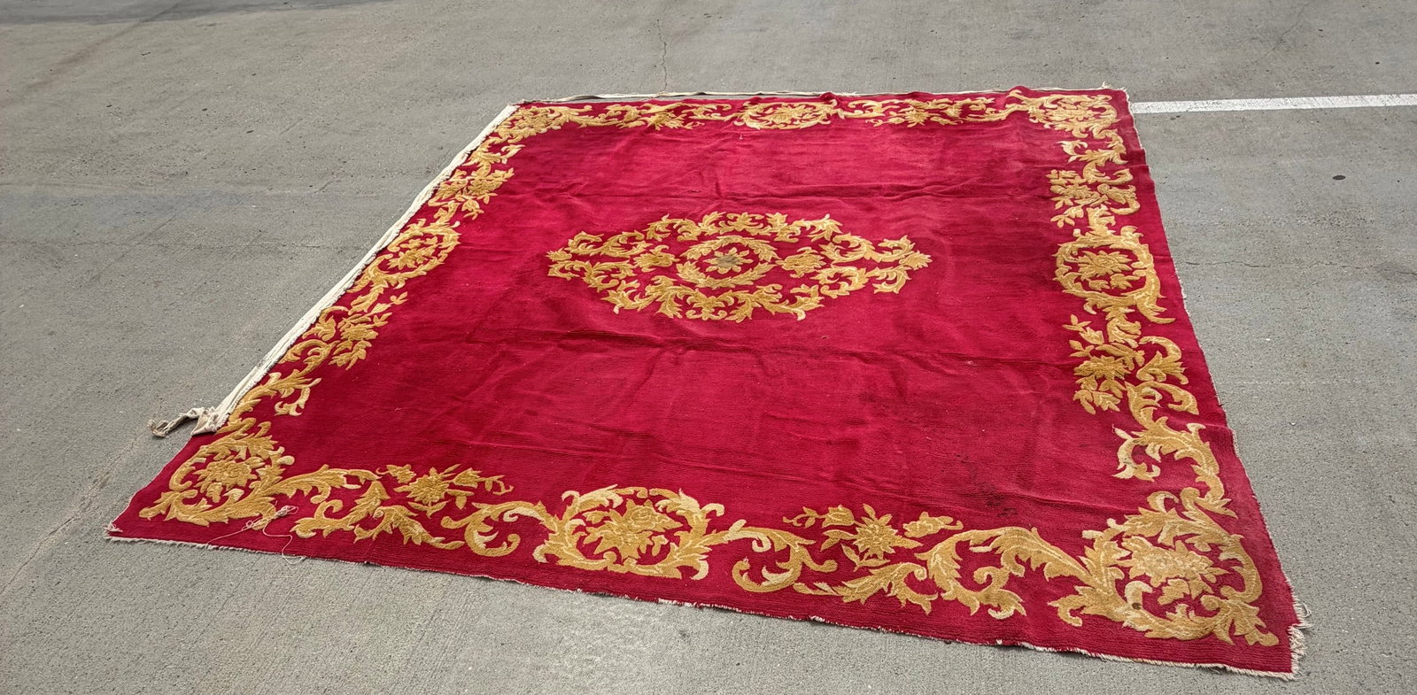 Large Aubusson Design Area Rug, Late 20th Century - 6
