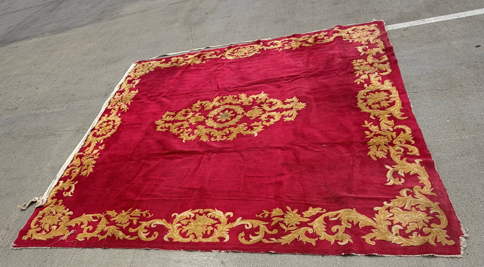 Large Aubusson Design Area Rug, Late 20th Century - 7