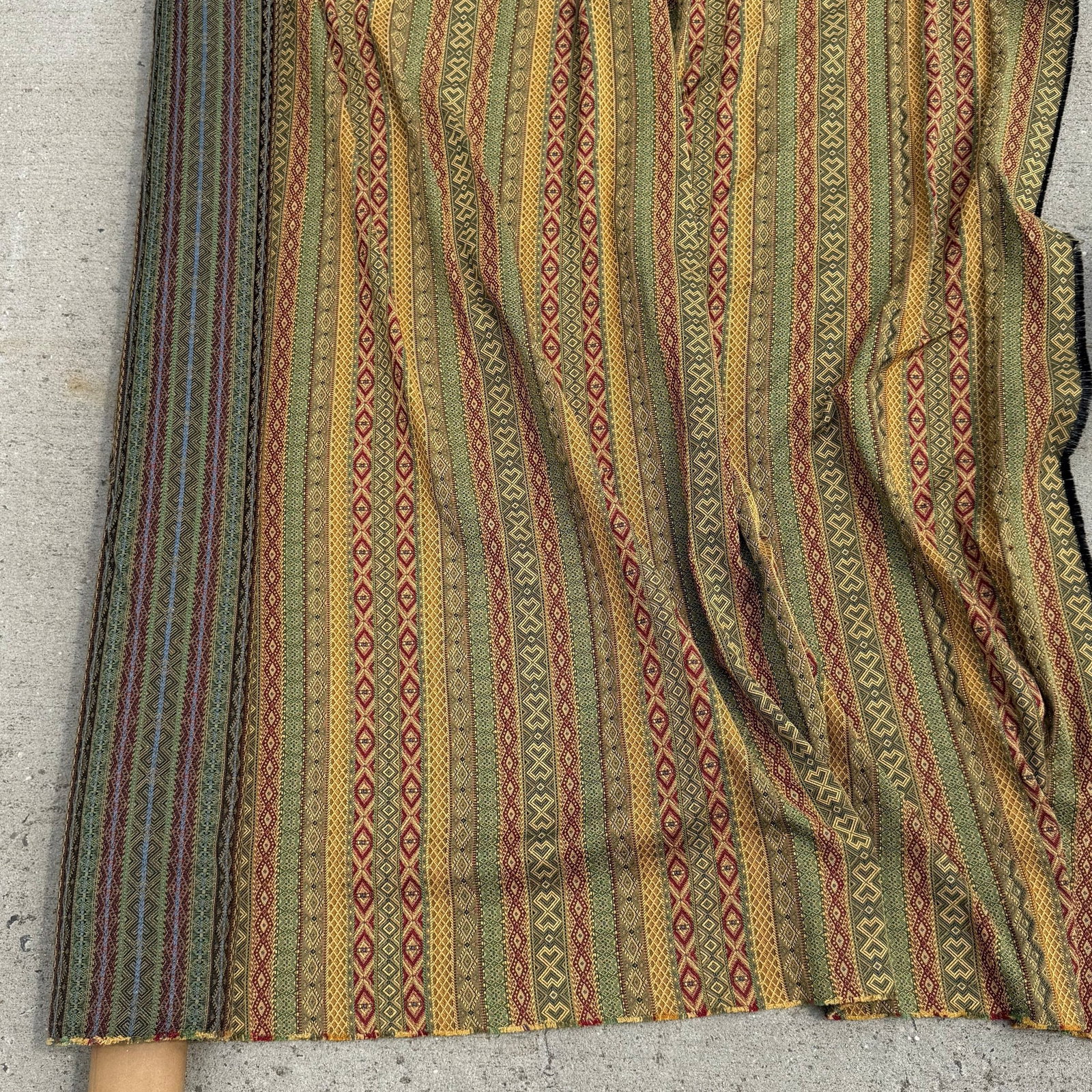 Roll of Southwestern Motif Upholstery Fabric - 4