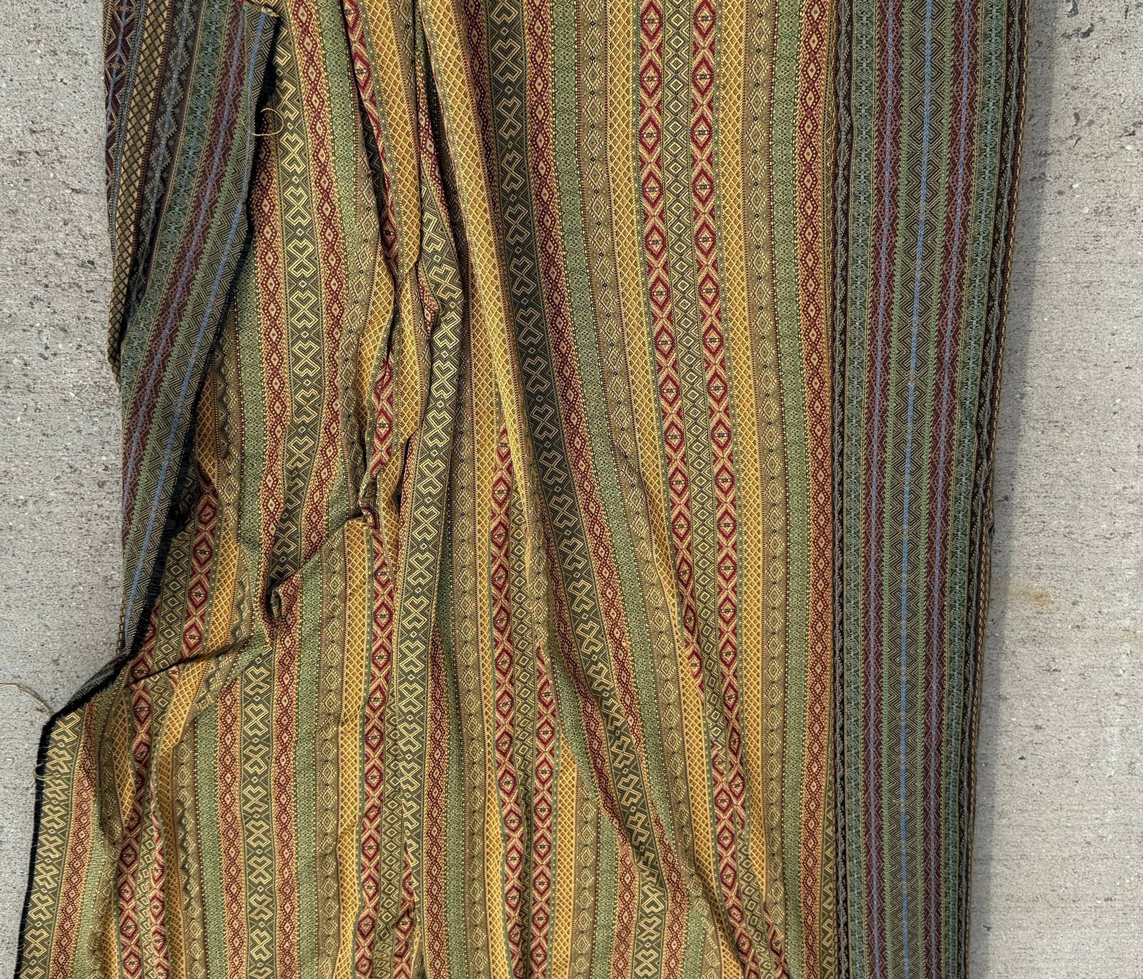 Roll of Southwestern Motif Upholstery Fabric - 5
