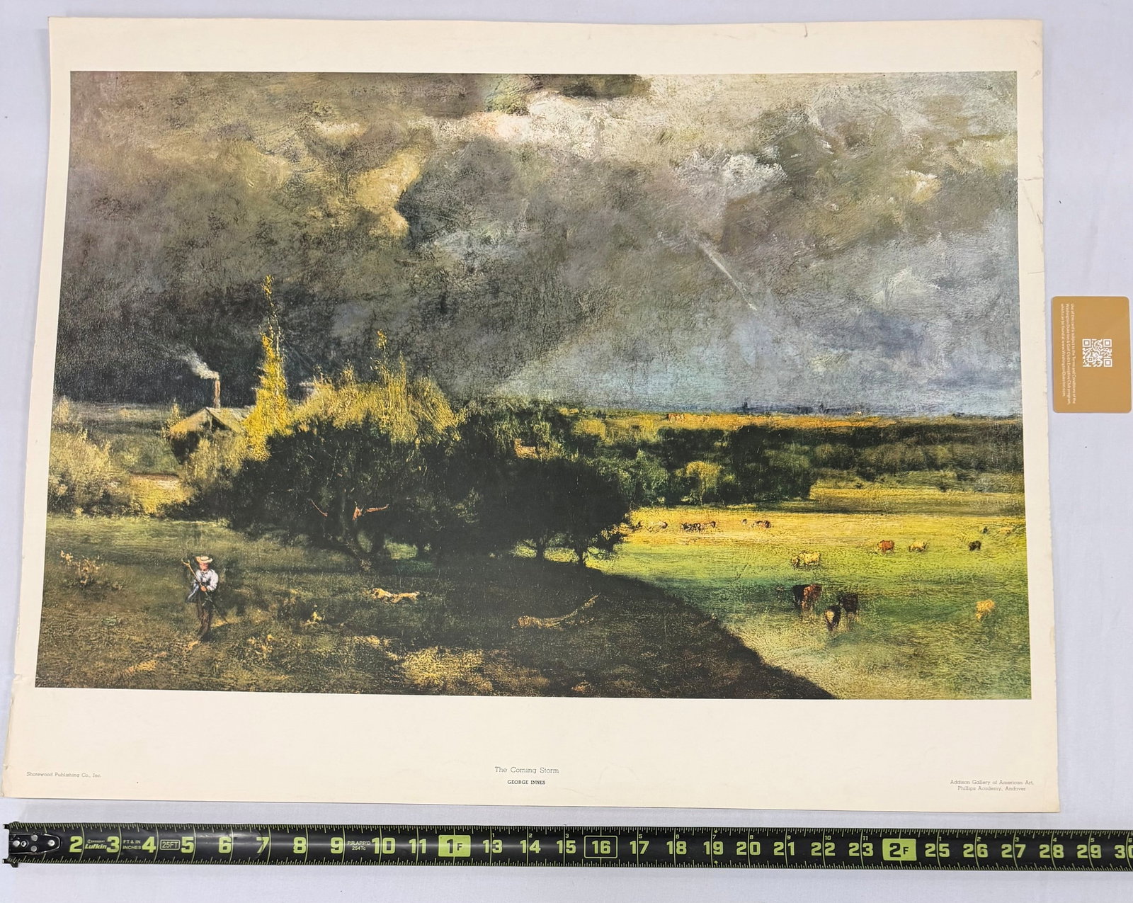 "The Coming Storm" by George Inness Print - 2