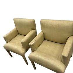 William R. Eubanks Interior Design Custom Set of Eight Chairs: A custom set of eight chairs by William R. Eubanks Interior Design, comprising eight individual segments that can be arranged in various configurations including armchairs, a two-seater sofa, or a con