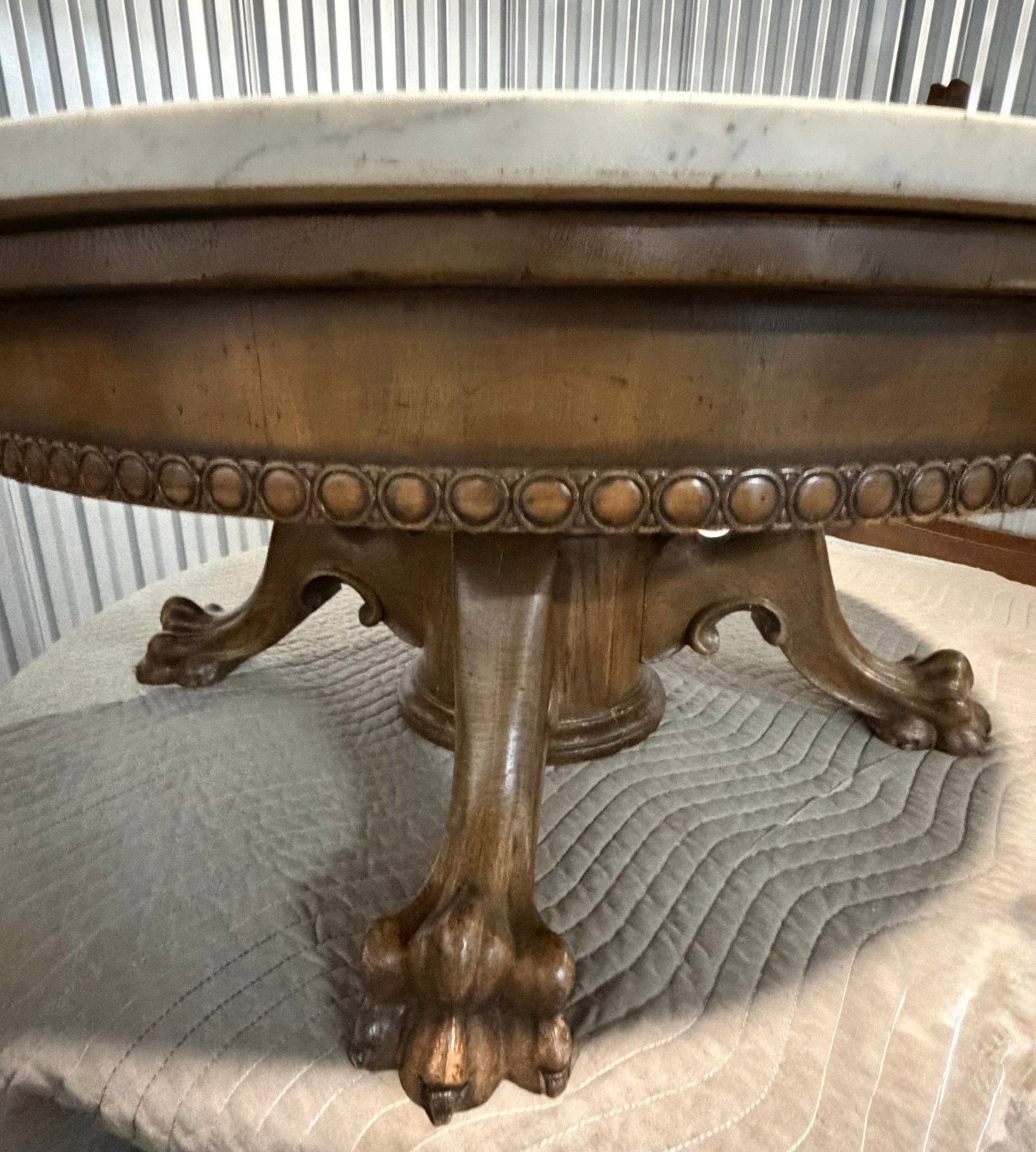 Italian Neoclassical Style Marble-Top Center Table - 8